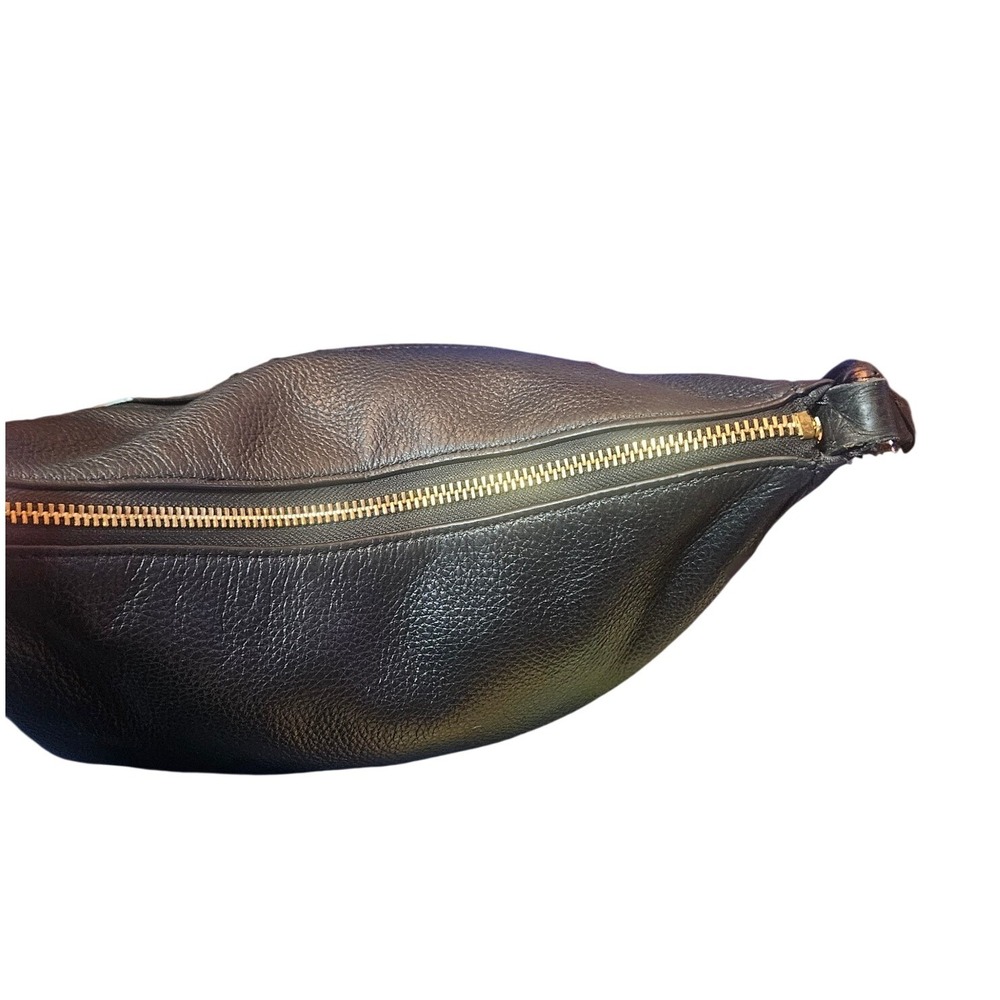 Coach Pennie Shoulder Bag Black Pebbled Leather Hobo C1648 - Picture 4 of 11